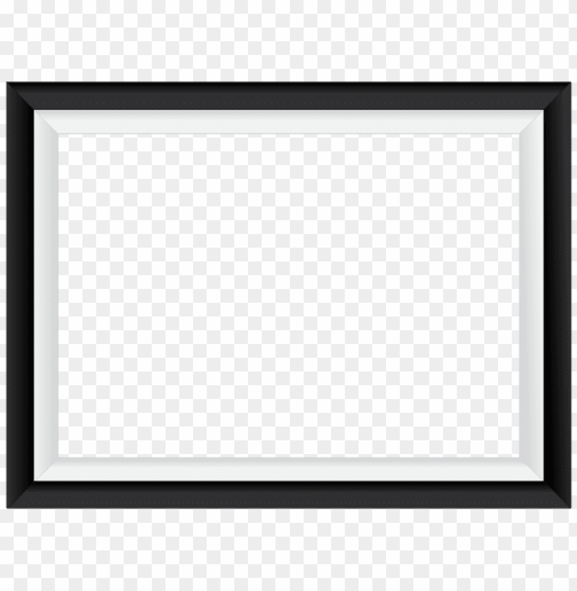 black white border frame