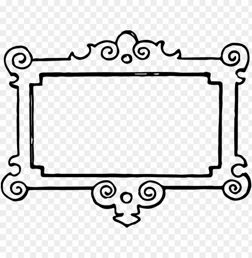 black white frames frameswalls org clip art frames black and white PNG transparent with Clear Background ID 294431