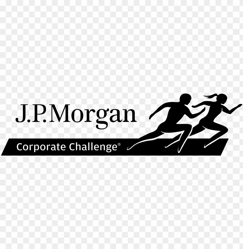 , black, white text - jp morgan chase corporate challenge PNG image with transparent background@toppng.com