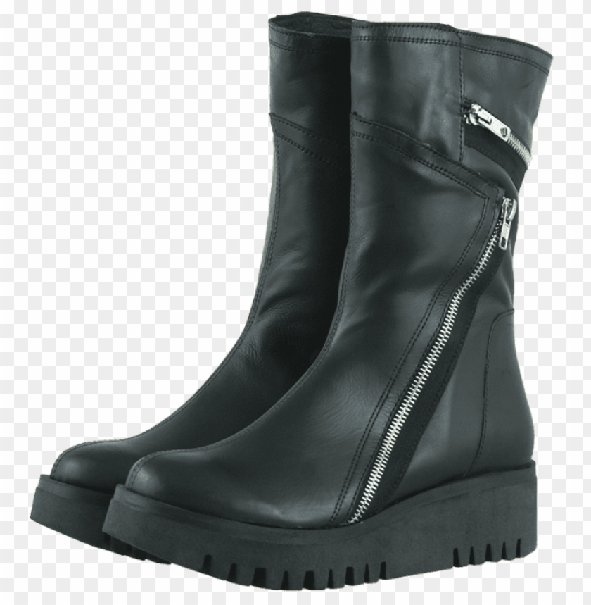 Black Womens Boots Clipart Png Photo - 33334