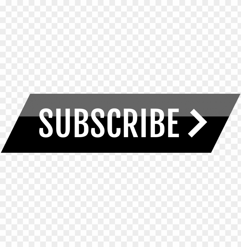 Black Youtube Subscribe Button Png Image With Transparent Background Toppng