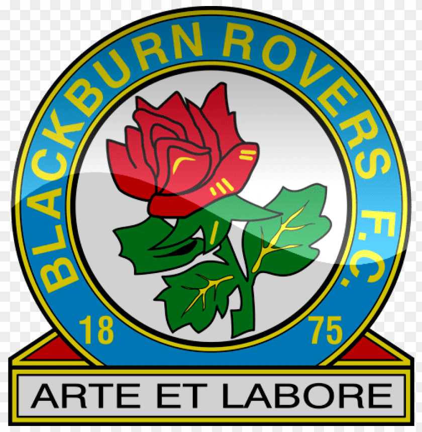 blackburn rovers football logo png png - Free PNG Images | TOPpng