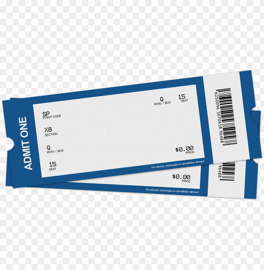 Blank Concert Ticket Template Clipart Best Gambaran