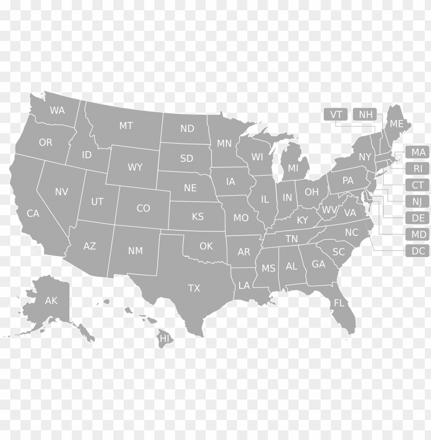 free PNG blank us map contemporary ideas printable united states - 2020 electoral map predictio PNG image with transparent background PNG images transparent