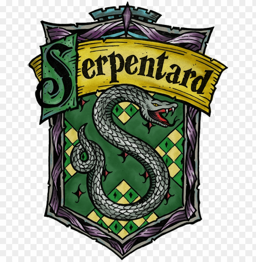 Blason Harry Potter Serpentard Png Image With Transparent Background Toppng
