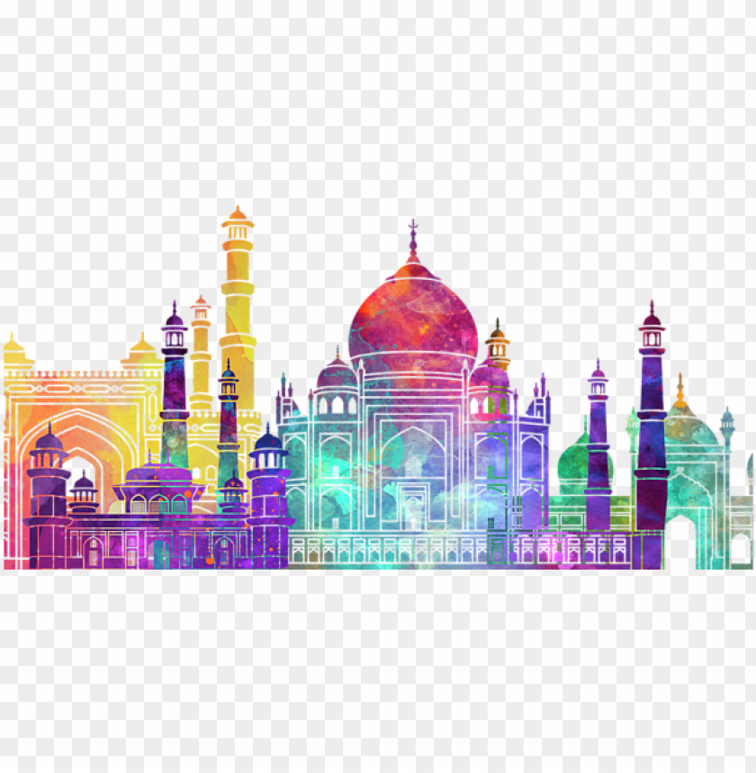 bleed area may not be visible mosque watercollor PNG transparent with Clear Background ID 266583