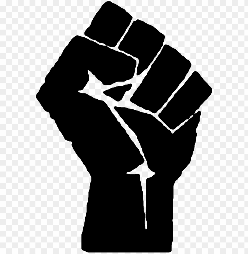 blm fist black PNG transparent with Clear Background ID 471544