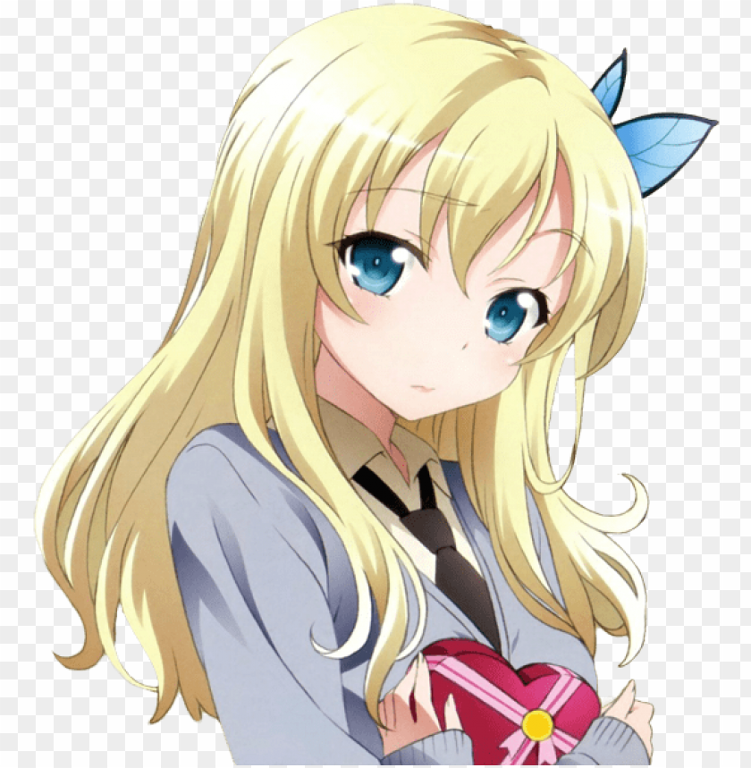 Blonde Hair Girl Png Picture Freeuse Download - Anime Girl Blonde Hair Blue Eyes PNG Transparent With Clear Background ID 164824