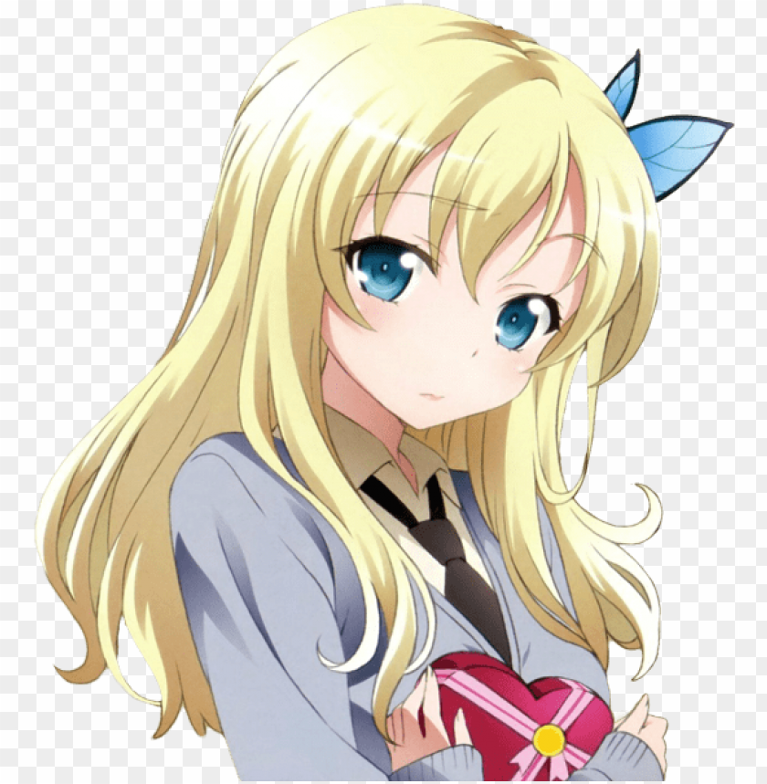 blonde hair girl png picture freeuse download  anime girl