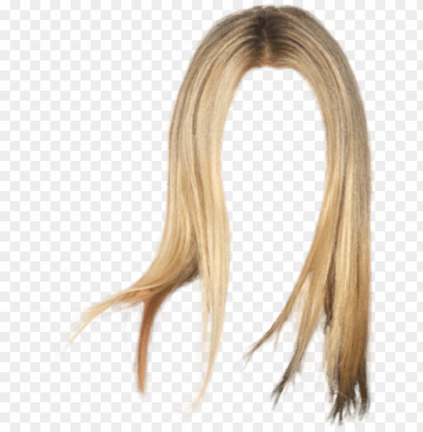 blonde straight hair png - straight blonde hair PNG image with transparent background@toppng.com