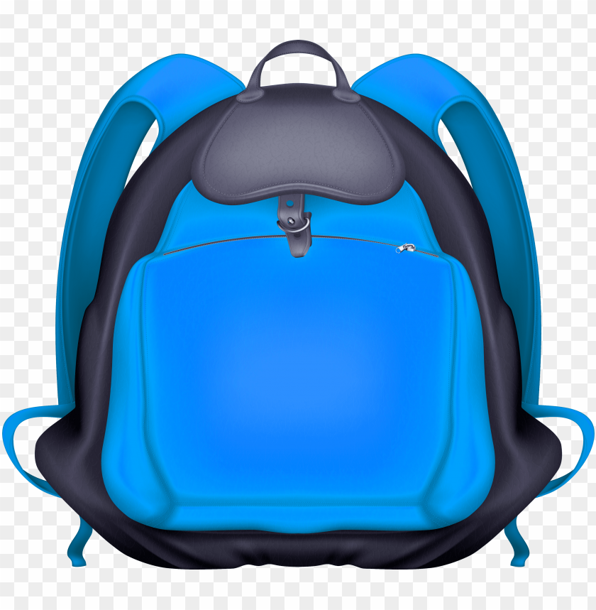 Download blue backpack transparent clipart png photo  @toppng.com