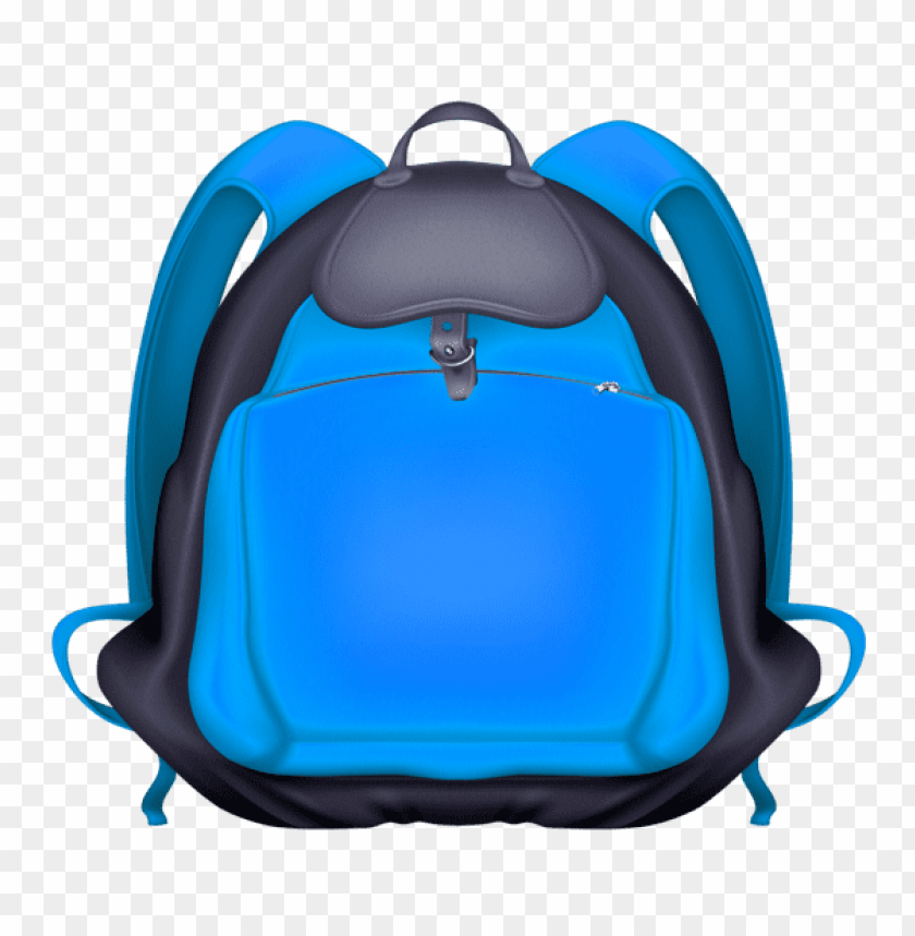 Download blue backpack transparent clipart png photo  @toppng.com