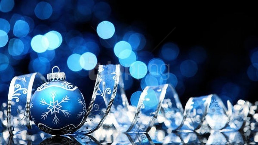 christmas balls blue