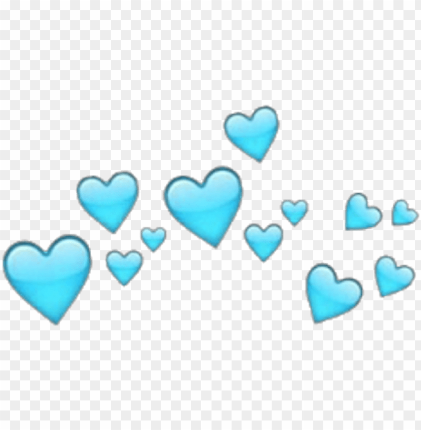 free PNG blue crown tumblr hearts hearts - transparent png for edits PNG image with transparent background PNG images transparent