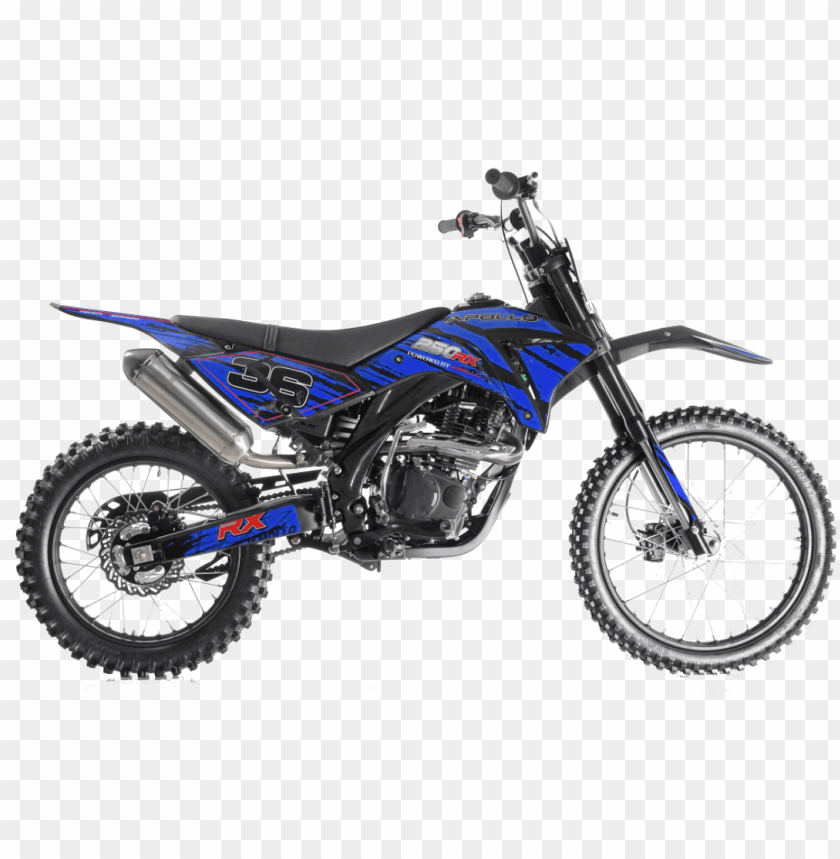 blue dirt bike PNG transparent with Clear Background ID 71036
