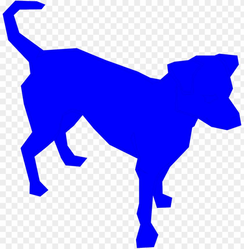 blue dog clipart PNG transparent with Clear Background ID 282917