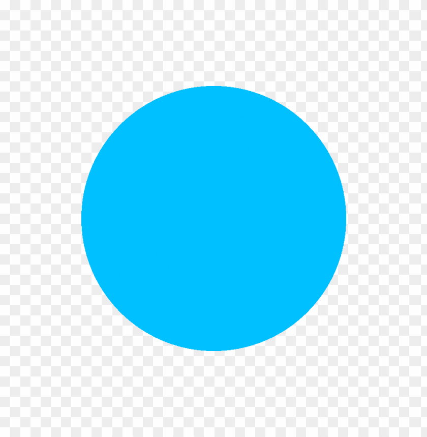Blue Dot Circle Icon PNG Image With Transparent Background