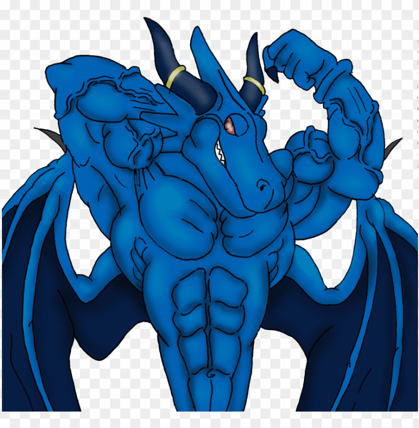 blue dragon flex digital by ani1996-d4xxm7d - blue drago PNG image with  transparent background | TOPpng