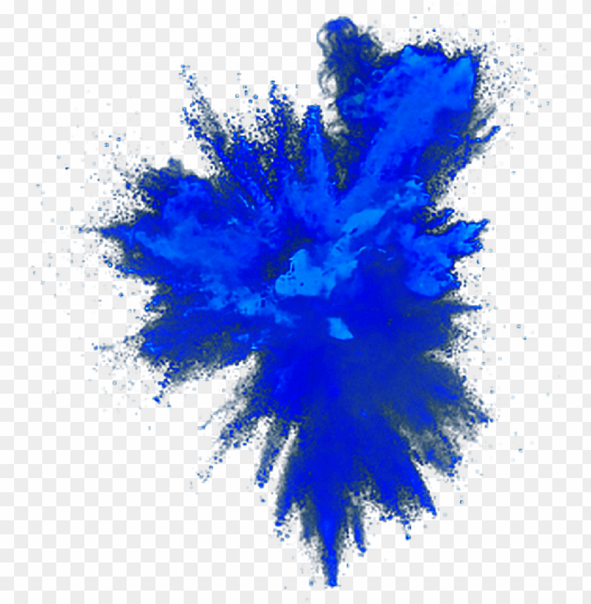 Blue Explosion Powder - Blue Powder Explosion PNG Transparent With Clear Background ID 276651
