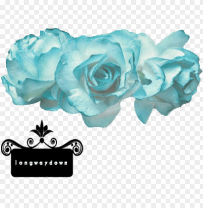 blue flower crown transparent, flower,flowercrown,crown,transpar,blue,transparent