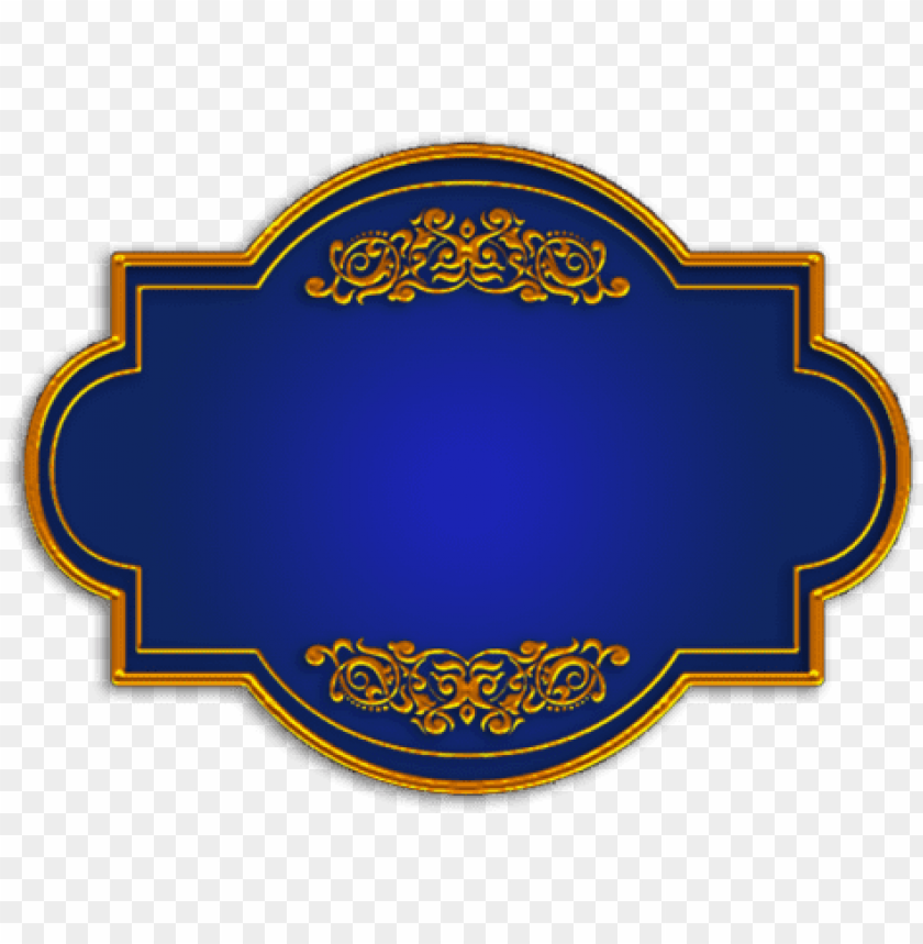 blue gold title board, blue, gold, title png and vector - title board PNG image with transparent background@toppng.com