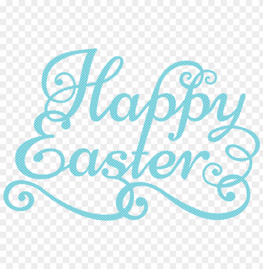 blue happy easter transparent png images background -  image ID is 50974