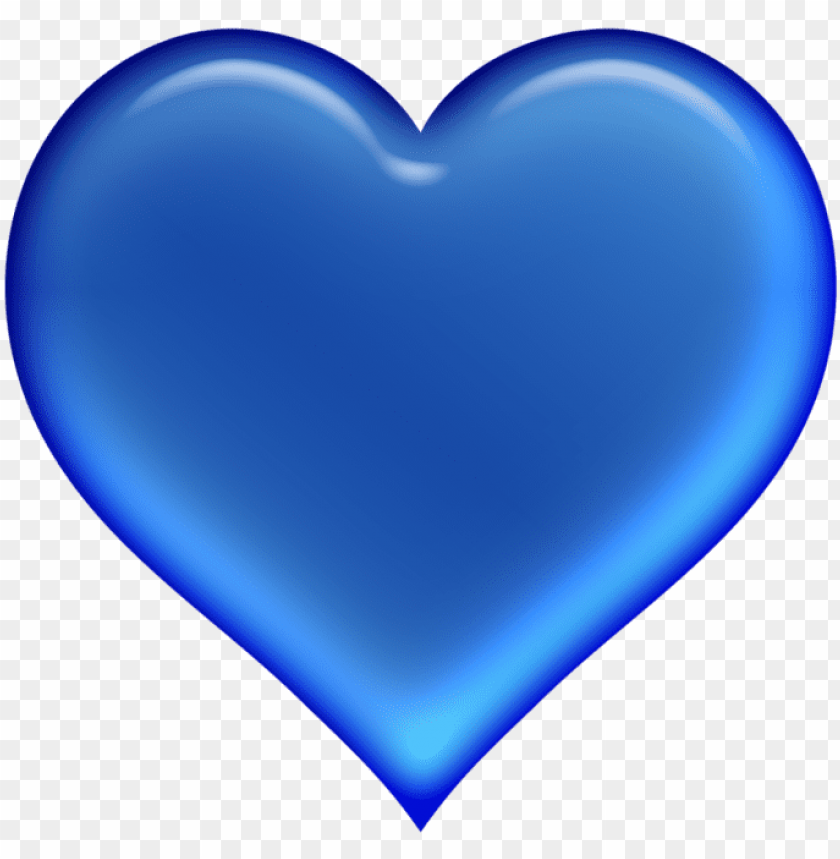 Blue Heart Emoji Transparent Png Image With Transparent Background Toppng
