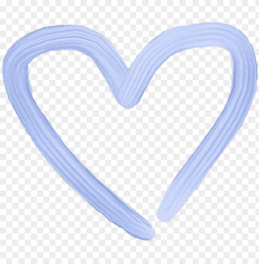free PNG blue heart tint paint aesthetic coração draw - aesthetic heart blue transparent PNG image with transparent background PNG images transparent