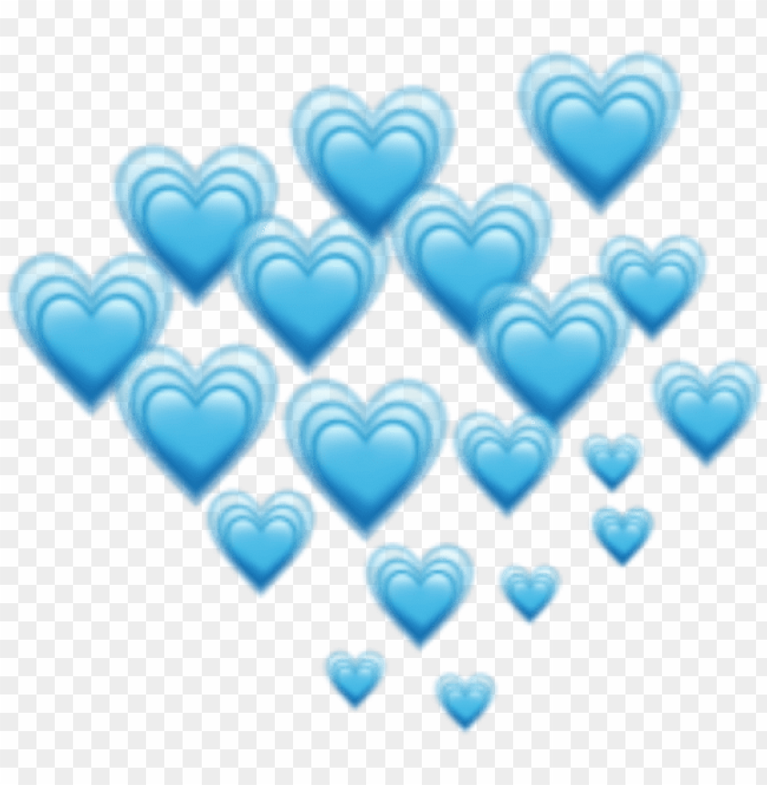 Blue Heart Emoji Aesthetic