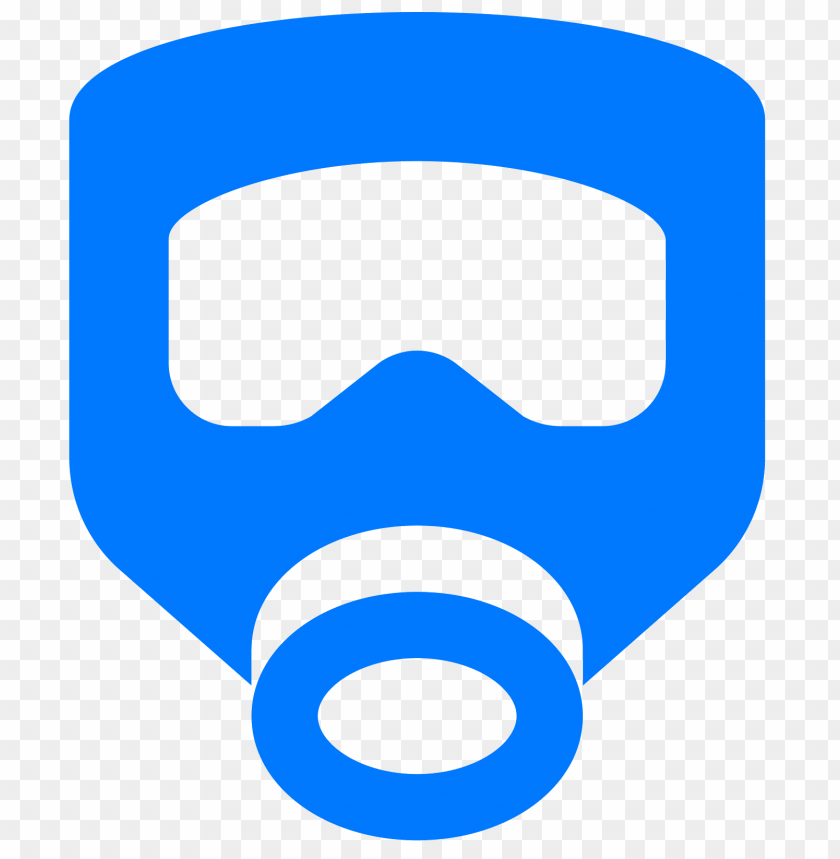 free PNG blue icon air filter safety mask respirator gas PNG image with transparent background PNG images transparent