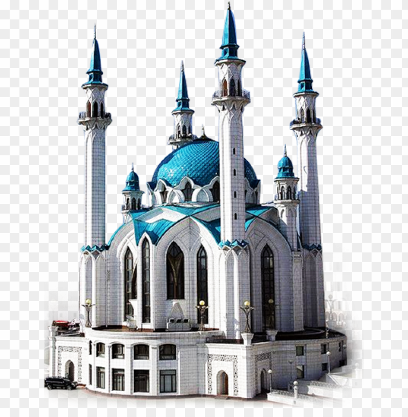 Blue Masjid Russia Mosque Islamic Ramadan PNG Image With Transparent Background