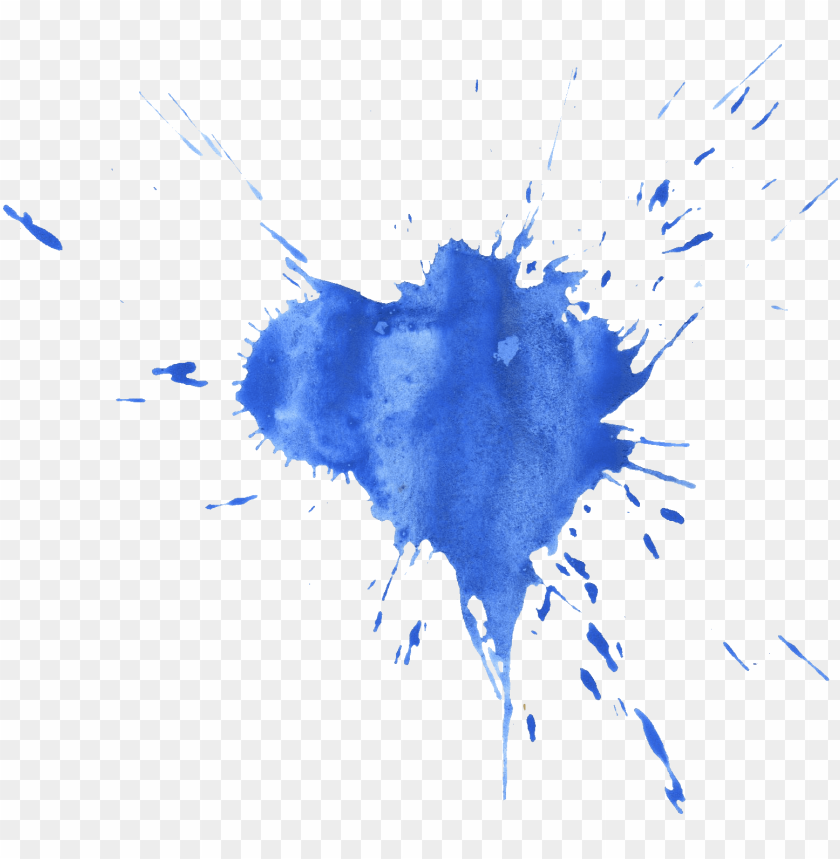 blue paint splash png PNG image with transparent background | TOPpng