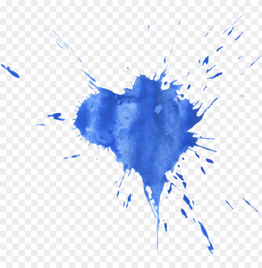 blue paint splash png PNG transparent with Clear Background ID 106297