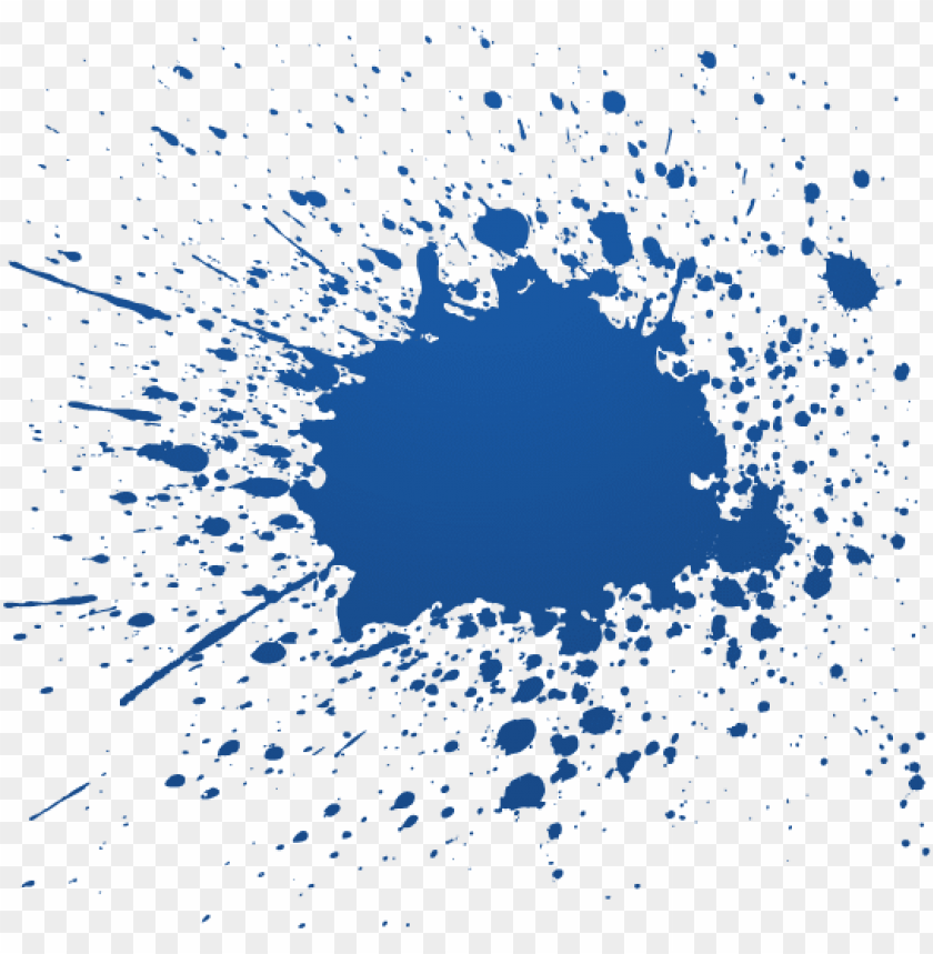 blue paint splash png PNG image with transparent background | TOPpng