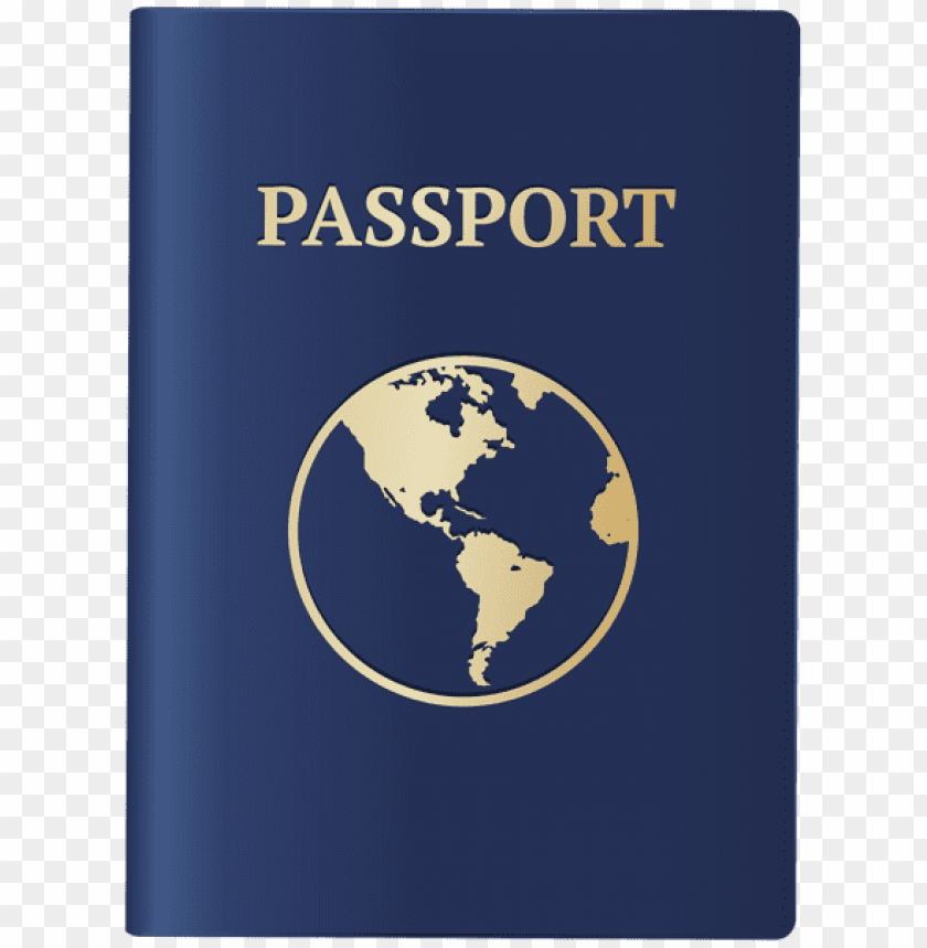 blue passport clipart png photo - 54317