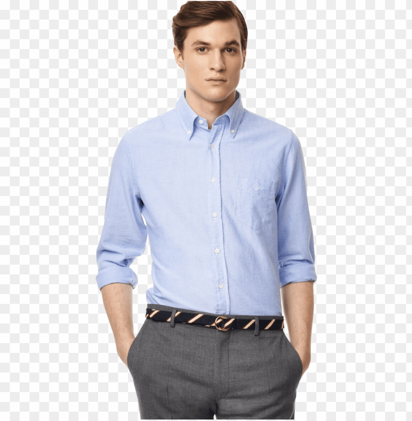 
button-front shirt
, 
garment
, 
dress
, 
shirt
, 
long
, 
plain
, 
blue
