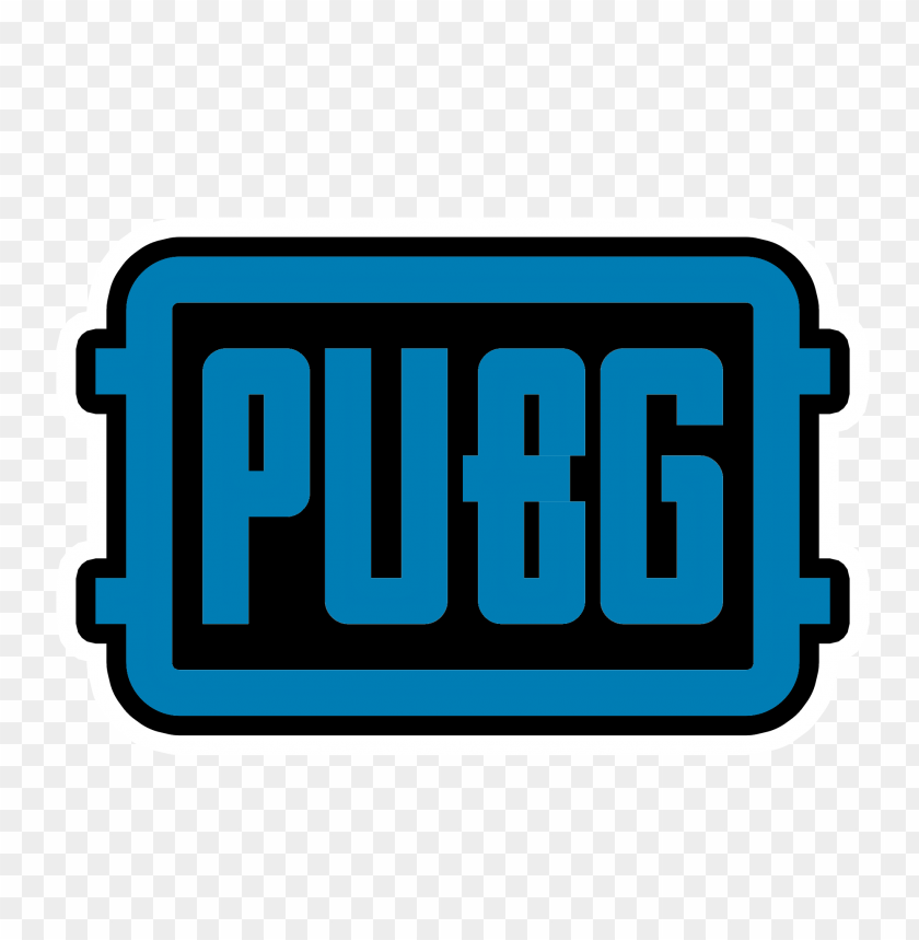 Blue Pubg Logo Stickers PNG Image With Transparent Background