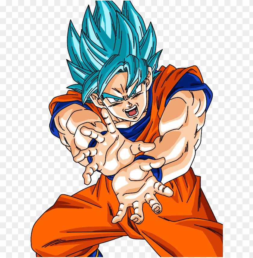 Transparent Goku Ssj Blue Png - Renders De Dragon Ball Super, Png