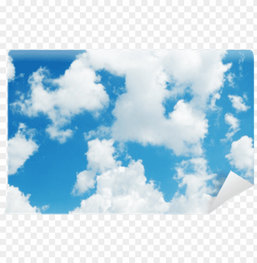 Blue Sky With White Clouds Wall Mural - Cloud PNG Transparent Background