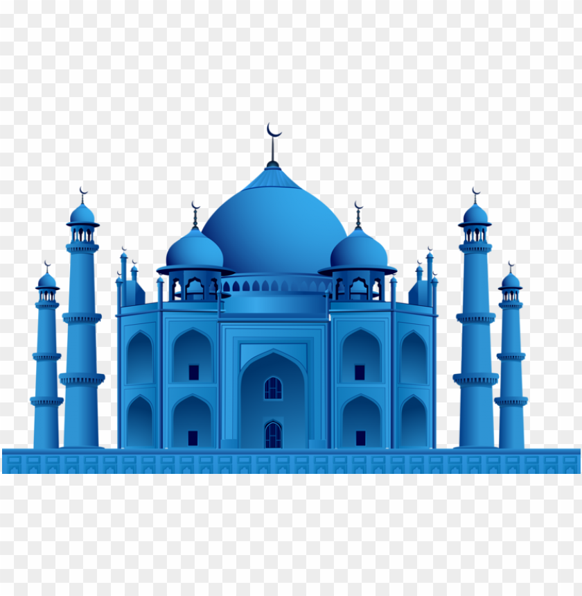 free PNG blue taj mahal mosque illustration icon PNG image with transparent background PNG images transparent
