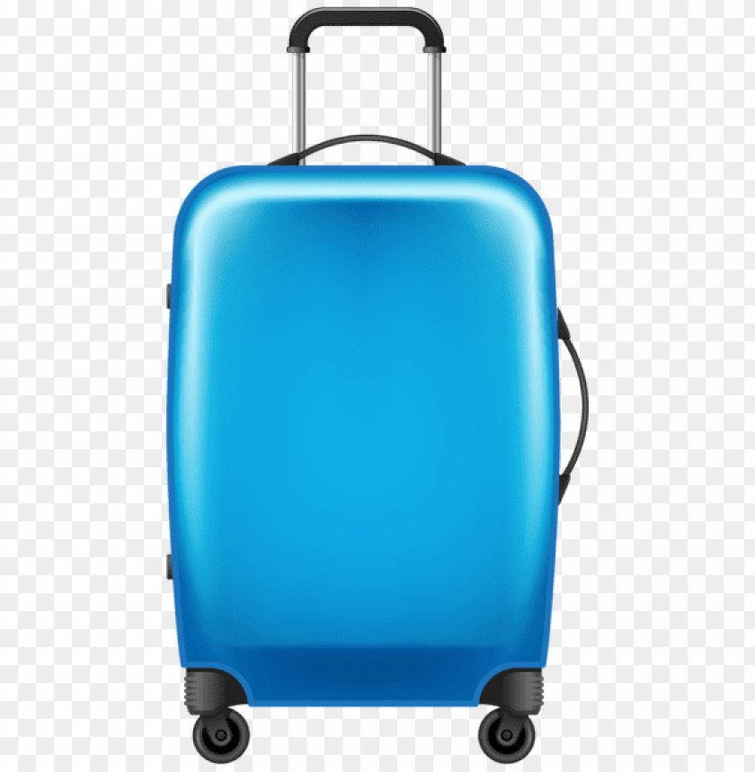 free PNG Download blue trolley suitcase clipart png photo   PNG images transparent