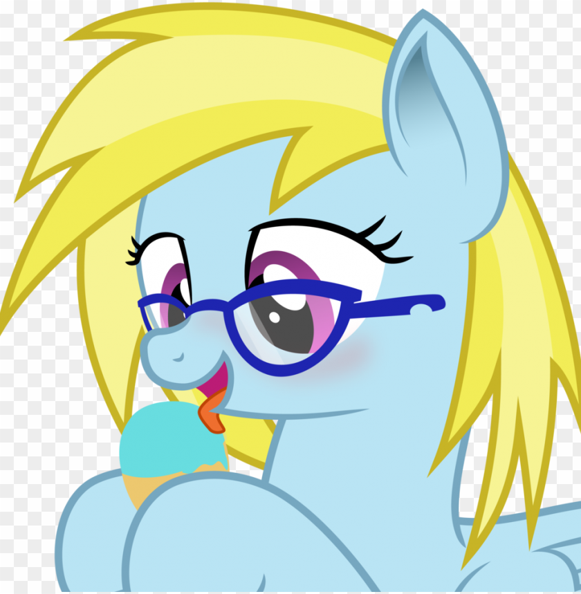 blue vector female food glasses ice cream licking PNG transparent with Clear Background ID 417339
