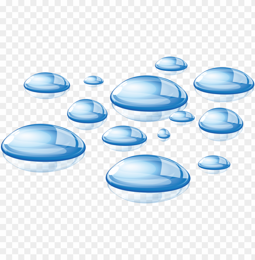 blue water drops PNG transparent with Clear Background ID 77451