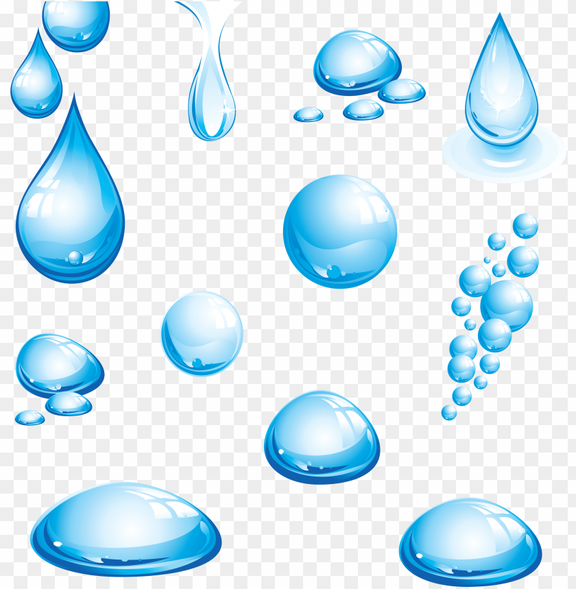 blue water drops PNG transparent with Clear Background ID 77453