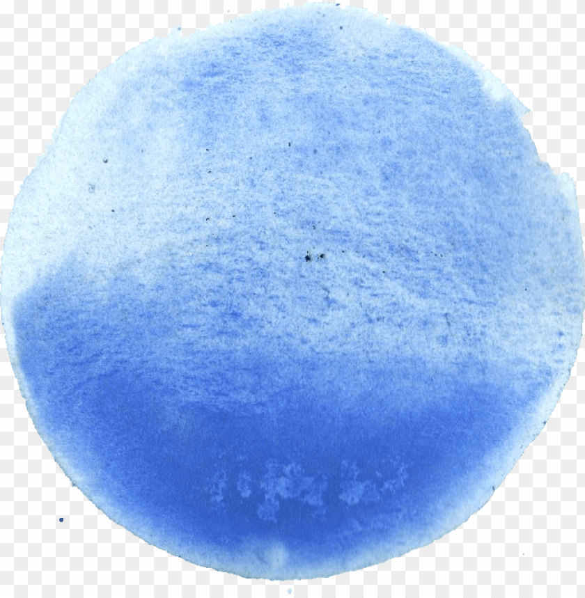 blue watercolor circle PNG transparent with Clear Background ID 90973