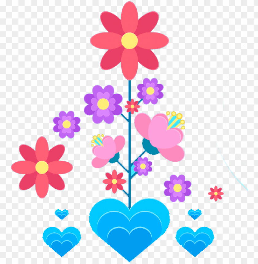 blue watercolor flower mothers day free  - vector graphics, mother day