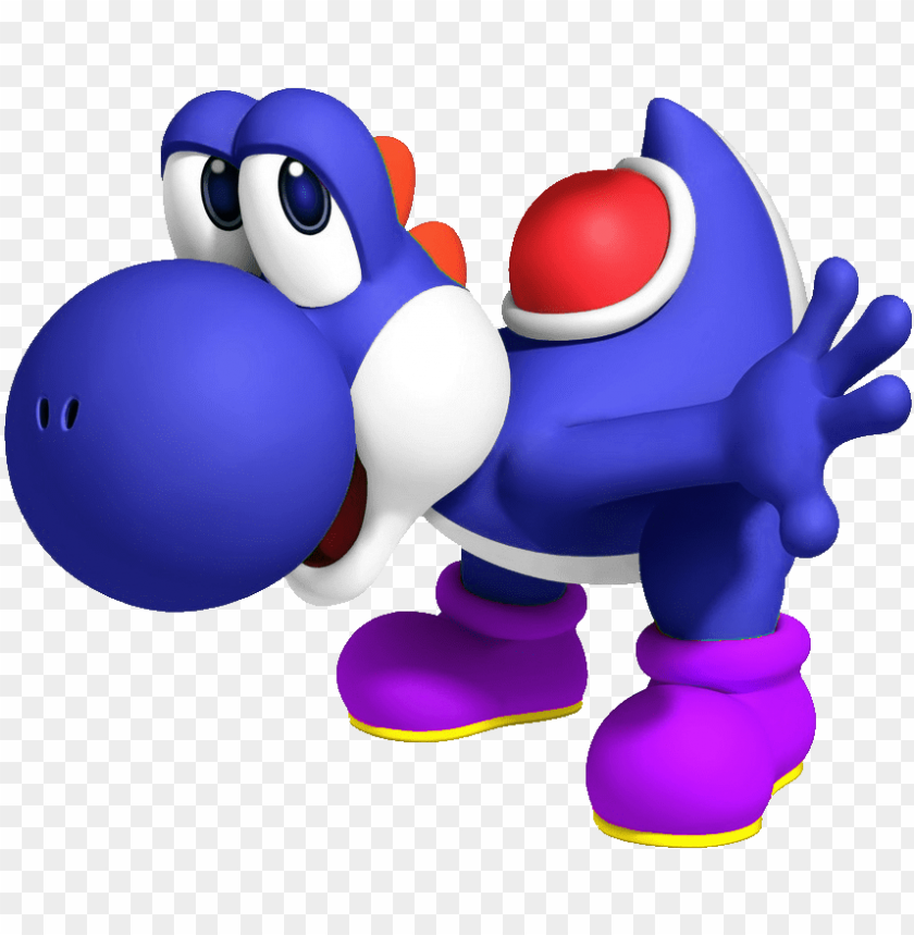 blue yoshi mario bros blue yoshi PNG transparent with Clear Background ID 228151