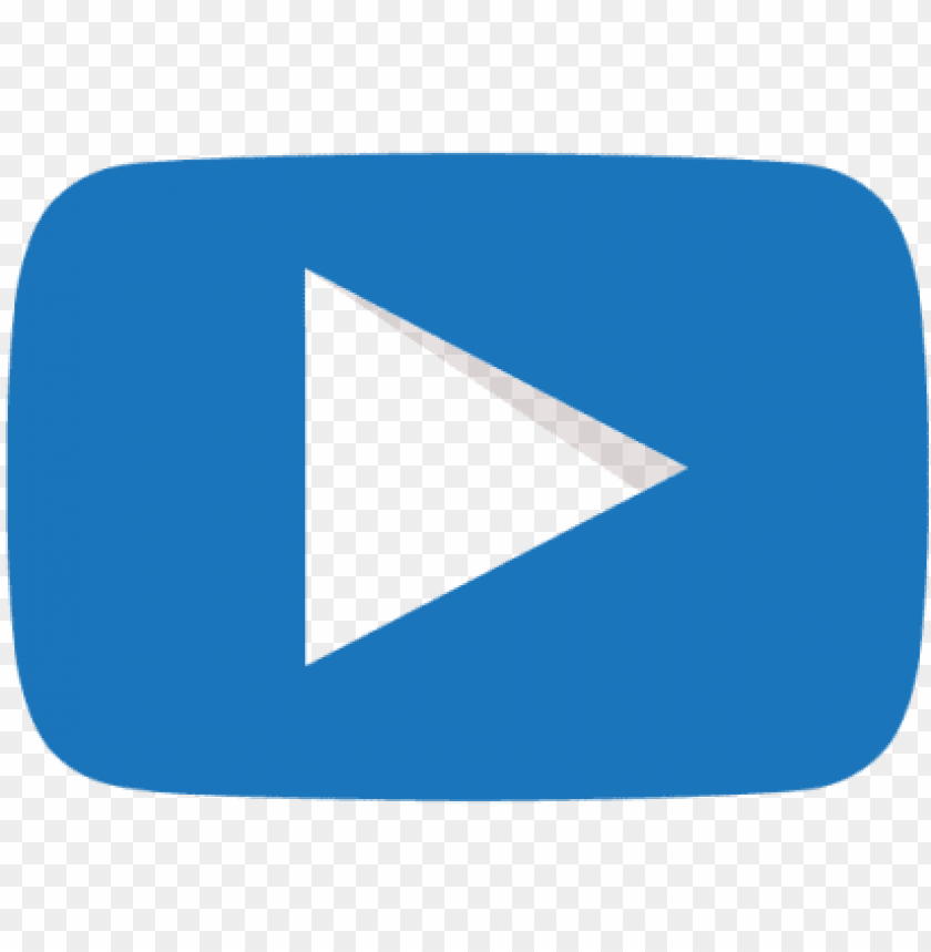 Blue Youtube Play Butto Png Image With Transparent Background Toppng