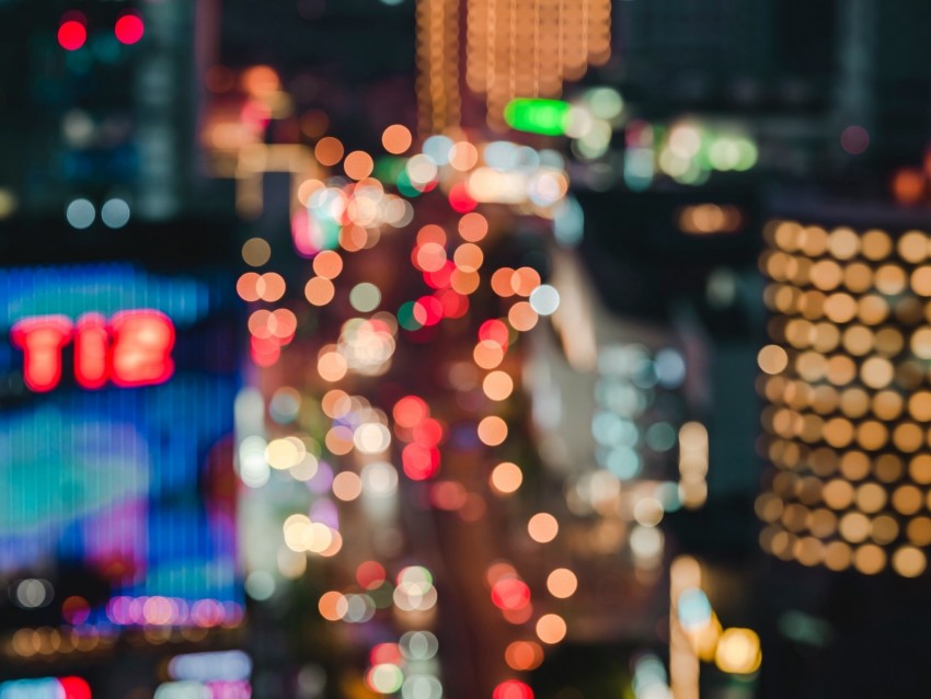Blur Bokeh Lights Colorful Glare City Background Toppng - blurred roblox city background