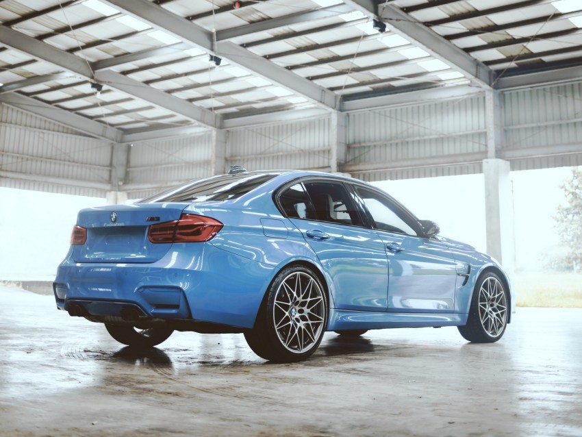 bmw m3 competition, bmw, car, blue, side view